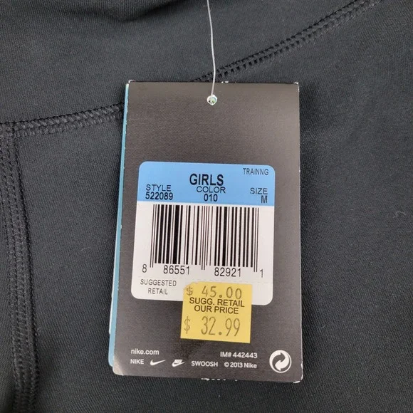 Nike Kids Black flare Leggings - Picture 8 of 11